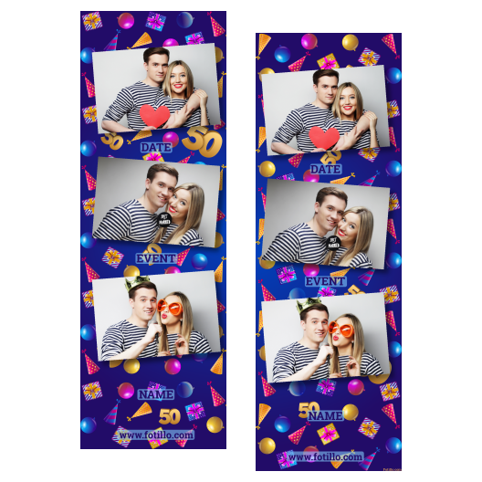 Pięćdziesiątka + balony i prezenty + 102 brak ramki z tekstem Pięćdziesiątka + balony i prezenty + 102 brak ramki z tekstem