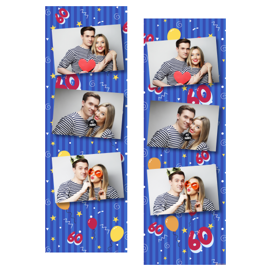 Sześćdziesiątka + balony + 102 brak ramki Sześćdziesiątka + balony + 102 brak ramki