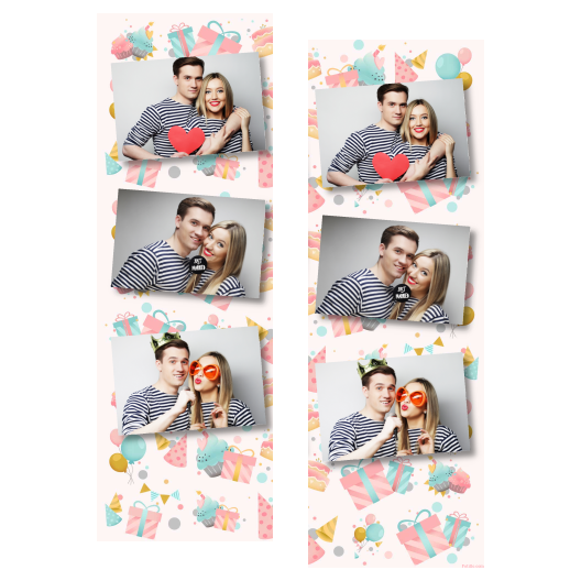Birthday Party + collage + 102 no frame