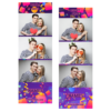 Template 104 consisting of 3 photos – Birthday Party + ribbons - Thumbnail Image 2