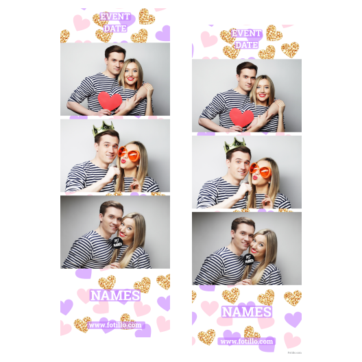 Miłość + serduszka + 104 brak ramki z tekstem