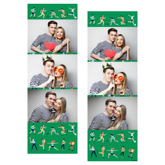 Template 104 consisting of 3 photos – Olympian Day sport - Image 1