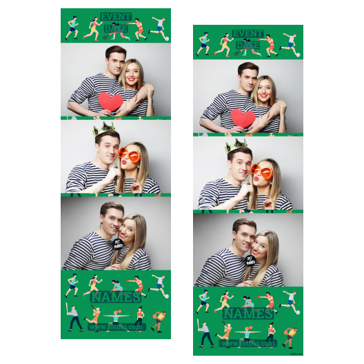 Template 104 consisting of 3 photos – Olympian Day sport - Image 2