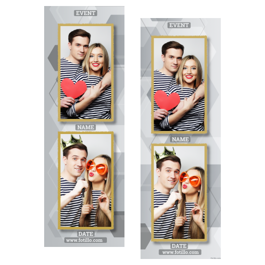 biznes + sześciokąty + 106 złoty z tekstem