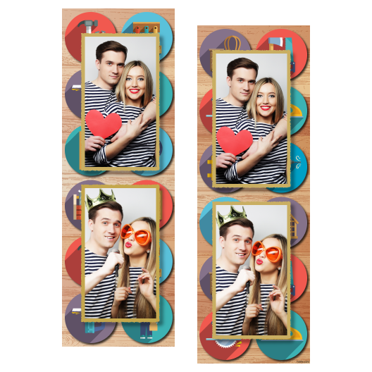 Carpenter's Day + collage + 106 gold