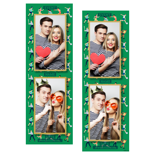 Template 106 consisting of 2 photos – Olympian Day sport - Image 2