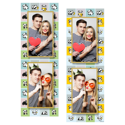 Panda's Day + collage + 106 gold Panda's Day + collage + 106 gold