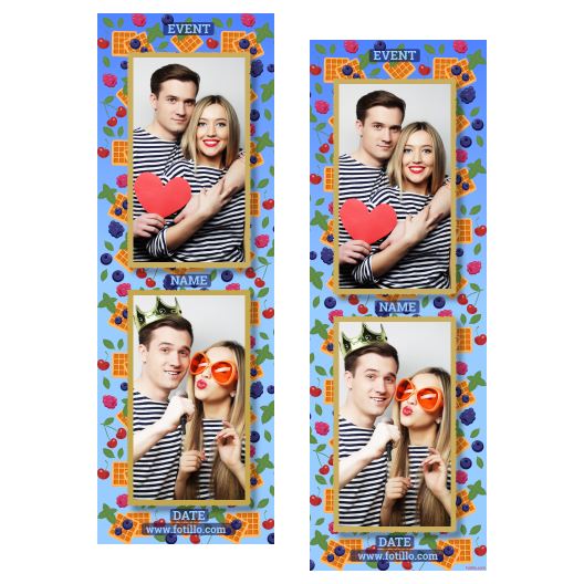 Dzień Gofra + owoce + 106 złoty z tekstem Dzień Gofra + owoce + 106 złoty z tekstem