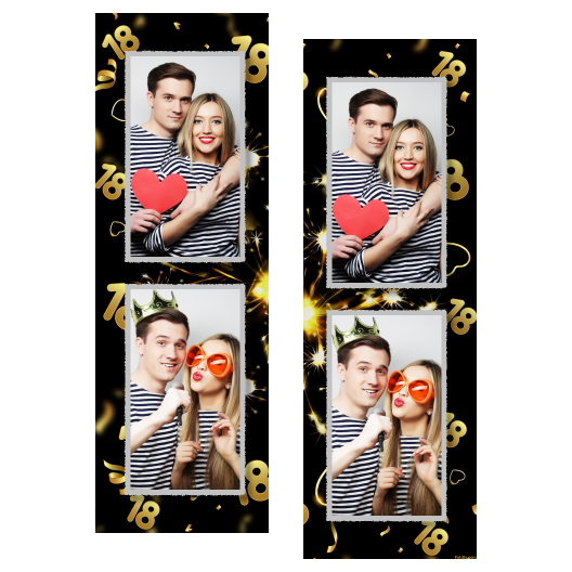 18th Birthday Party + 18 + 106 silver