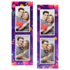 Template 106 consisting of 2 photos – Birthday Party + ribbons - Thumbnail Image 5