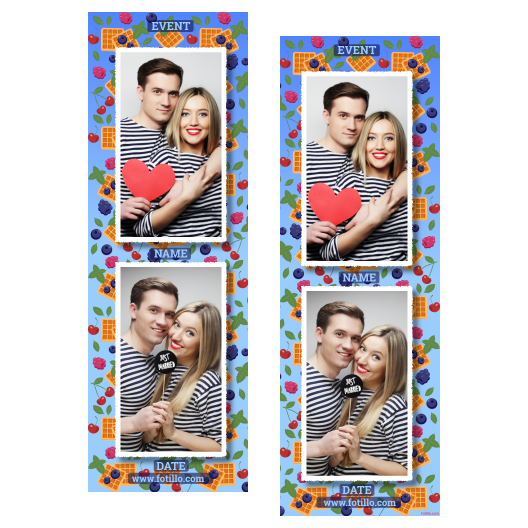 Dzień Gofra + owoce + 106 biały z tekstem Dzień Gofra + owoce + 106 biały z tekstem