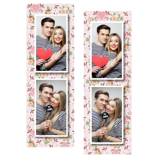 Wesele + kwiaty i serca + 106 biały Wesele + kwiaty i serca + 106 biały