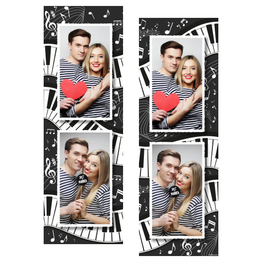 Światowy Dzień Fortepianu + nuty + 106 biały Światowy Dzień Fortepianu + nuty + 106 biały