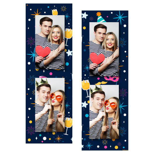 Przyjęcie sylwestrowe + Fajerwerki, gwiazdy + 106 brak ramki Przyjęcie sylwestrowe + Fajerwerki, gwiazdy + 106 brak ramki