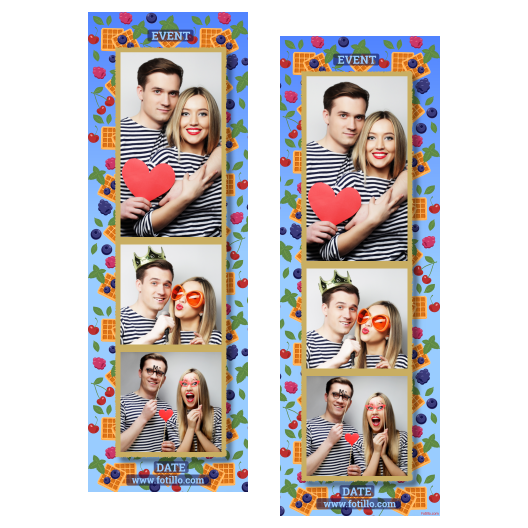 Dzień Gofra + owoce + 107 złoty z tekstem Dzień Gofra + owoce + 107 złoty z tekstem