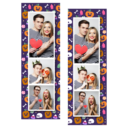 Halloweenowa dynia + kolaż + 107 biały