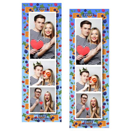 Dzień Gofra + owoce + 107 biały z tekstem Dzień Gofra + owoce + 107 biały z tekstem