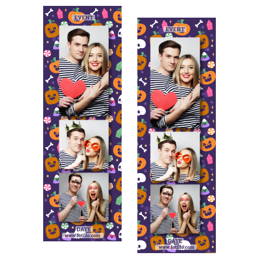 Halloweenowa dynia + kolaż + 107 brak ramki z tekstem