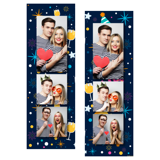 Przyjęcie sylwestrowe + Fajerwerki, gwiazdy + 107 brak ramki Przyjęcie sylwestrowe + Fajerwerki, gwiazdy + 107 brak ramki