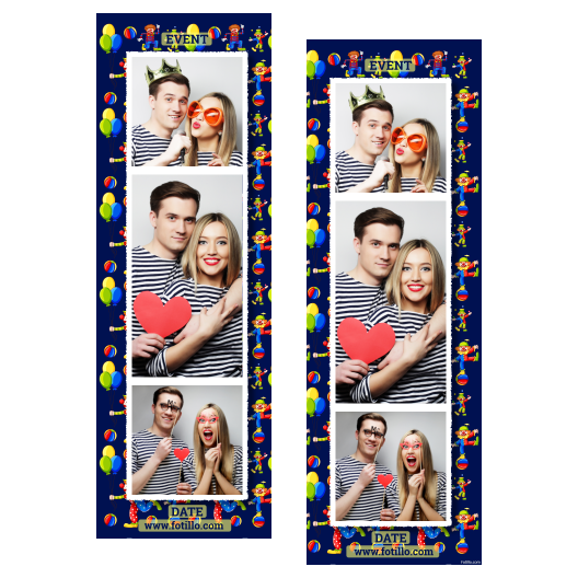 Dzień Klauna + Balony, kulki + 108 biały z tekstem Dzień Klauna + Balony, kulki + 108 biały z tekstem