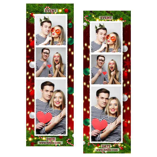 Ozdoby świąteczne + kwiaty i bombki + 109 biały z tekstem