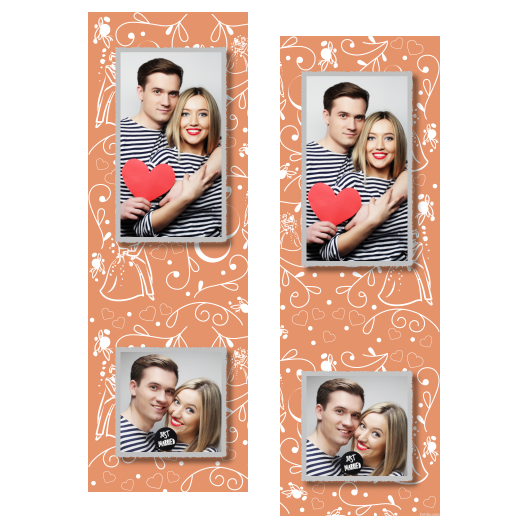 Wedding Photo + hearts + 110 silver Wedding Photo + hearts + 110 silver