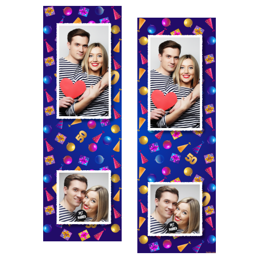 Pięćdziesiątka + balony i prezenty + 110 biały Pięćdziesiątka + balony i prezenty + 110 biały