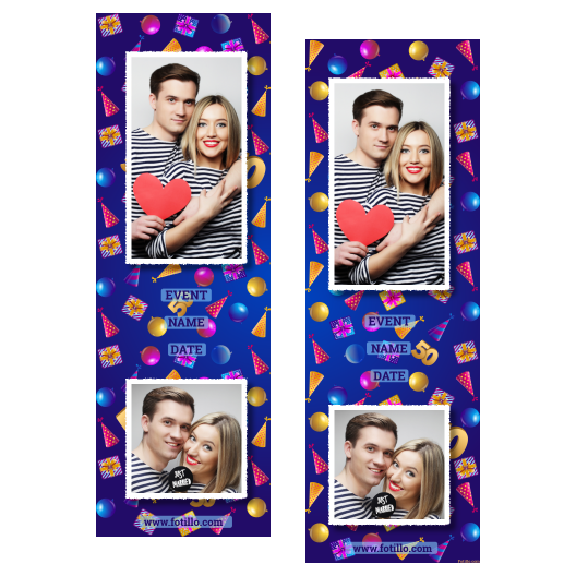 Pięćdziesiątka + balony i prezenty + 110 biały z tekstem Pięćdziesiątka + balony i prezenty + 110 biały z tekstem