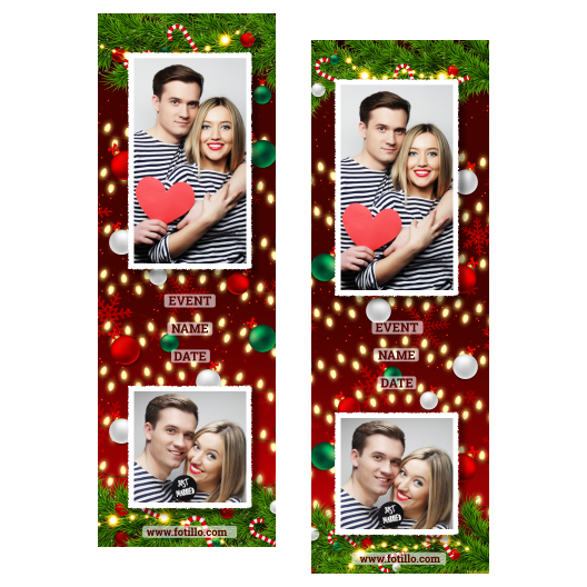 Ozdoby świąteczne + kwiaty i bombki + 110 biały z tekstem Ozdoby świąteczne + kwiaty i bombki + 110 biały z tekstem