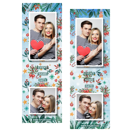 Dzwoneczki świąteczne + dekoracje + 110 biały z tekstem Dzwoneczki świąteczne + dekoracje + 110 biały z tekstem