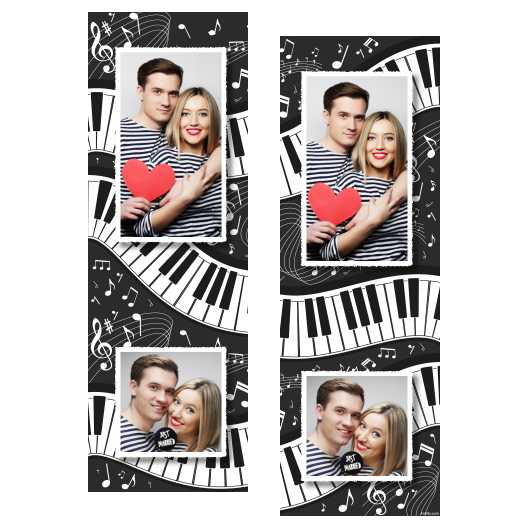 Światowy Dzień Fortepianu + nuty + 110 biały Światowy Dzień Fortepianu + nuty + 110 biały