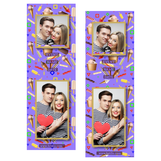 Dzień Lodów + kolaż + 111 złoty z tekstem Dzień Lodów + kolaż + 111 złoty z tekstem