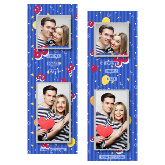 Sześćdziesiątka + balony + 111 z tekstem Sześćdziesiątka + balony + 111 z tekstem