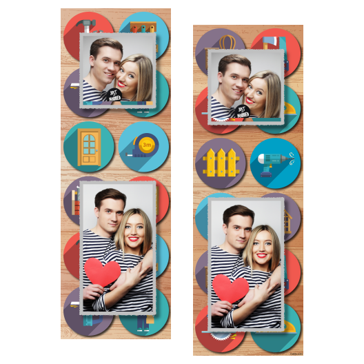 Carpenter's Day + collage + 111 silver