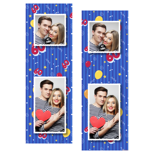 Sześćdziesiątka + balony + 111 biały Sześćdziesiątka + balony + 111 biały