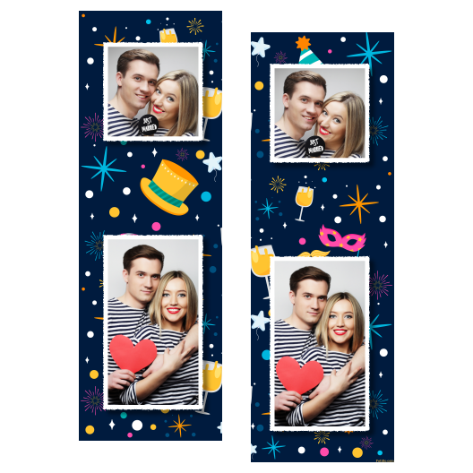 Przyjęcie sylwestrowe + Fajerwerki, gwiazdy + 111 biały Przyjęcie sylwestrowe + Fajerwerki, gwiazdy + 111 biały