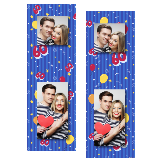 Sześćdziesiątka + balony + 111 brak ramki Sześćdziesiątka + balony + 111 brak ramki