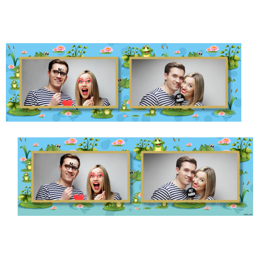 Frog Day + water lilies + 201 gold Frog Day + water lilies + 201 gold