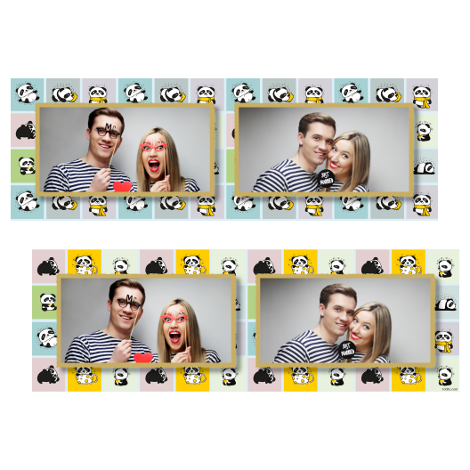 Panda's Day + collage + 201 gold Panda's Day + collage + 201 gold