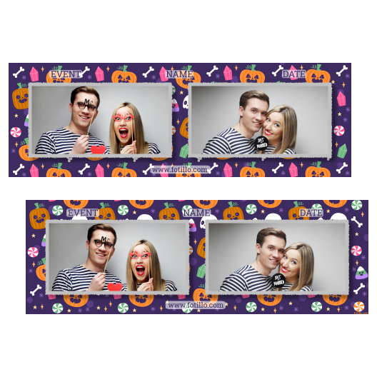 Halloweenowa dynia + kolaż + 201 z tekstem