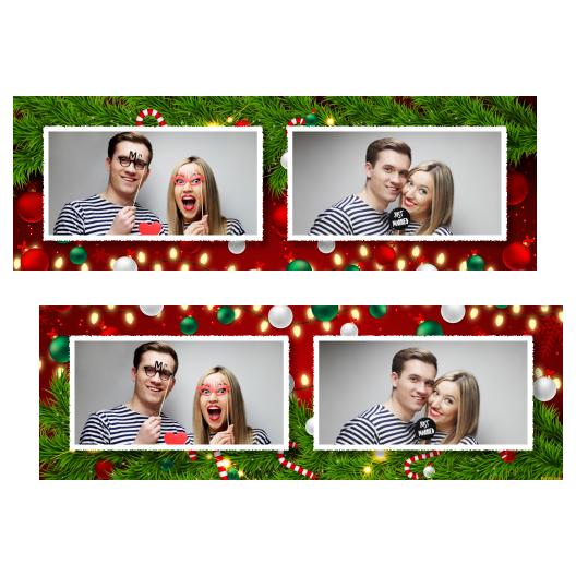 Ozdoby świąteczne + kwiaty i bombki + 201 biały