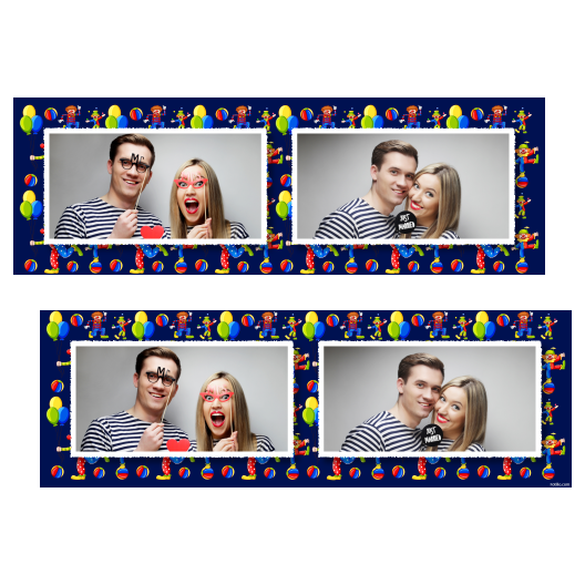 Dzień Klauna + Balony, kulki + 201 biały Dzień Klauna + Balony, kulki + 201 biały