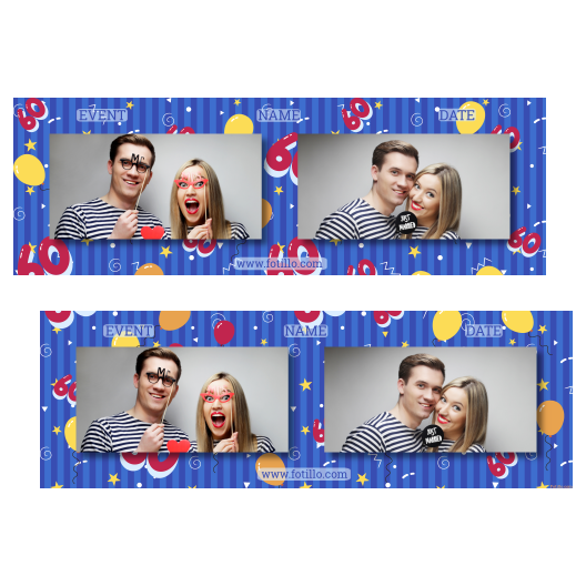 Sześćdziesiątka + balony + 201 brak ramki z tekstem Sześćdziesiątka + balony + 201 brak ramki z tekstem