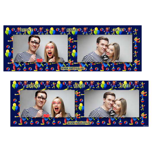 Dzień Klauna + Balony, kulki + 201 brak ramki z tekstem Dzień Klauna + Balony, kulki + 201 brak ramki z tekstem