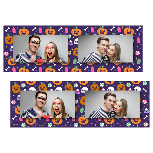 Halloweenowa dynia + kolaż + 201 brak ramki