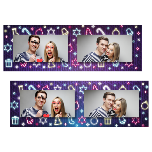 Przyjęcie sylwestrowe + Prezenty, dzwonki, choinka + 201 brak ramki