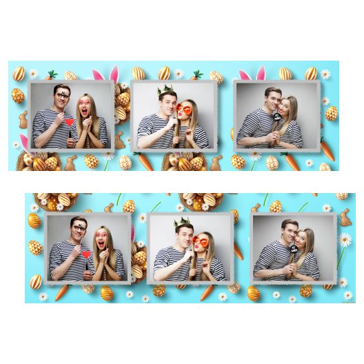 Easter Bunny + easter eggs + 202 silver