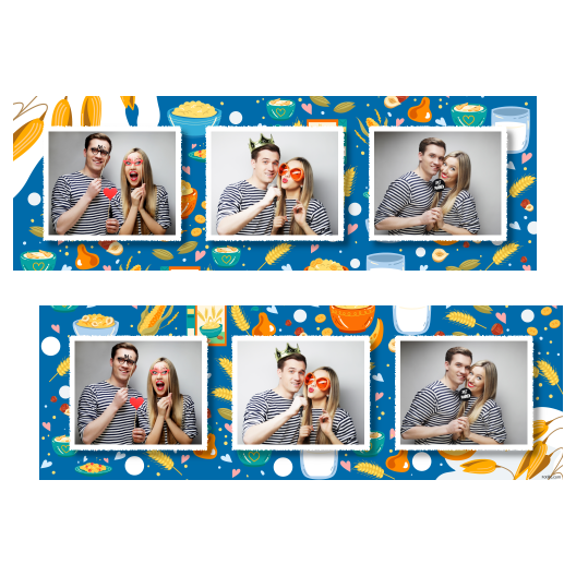 Cereal Day + flakes + model 202 white Cereal Day + flakes + model 202 white