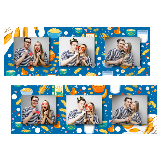 Cereal Day + flakes + model 202 no frame Cereal Day + flakes + model 202 no frame