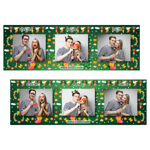 Boże Narodzenie + kwiaty i bombki + 202 brak ramki z tekstem Boże Narodzenie + kwiaty i bombki + 202 brak ramki z tekstem